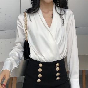 Blouse Cache Coeur Satin