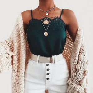 Caraco Satin Vert