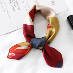 Bandana Satin Abstrait
