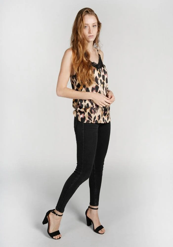 Caraco Satin Femme Motif Animal - DESTOCKAGE – Image 2