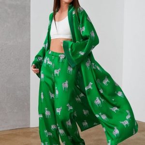 Pyjama Satin Kimono
