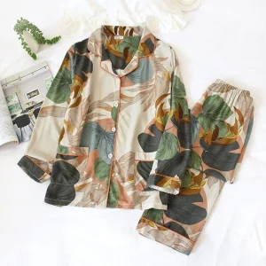 Pyjama Satin Femme
