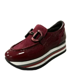 Softwaves : Mocassins rouge vernis