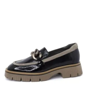 Softwaves : Mocassins noirs vernis