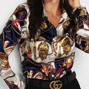 Chemisier en Satin Femme