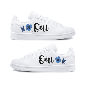 Stan Smith Fleurs Bleues (f)