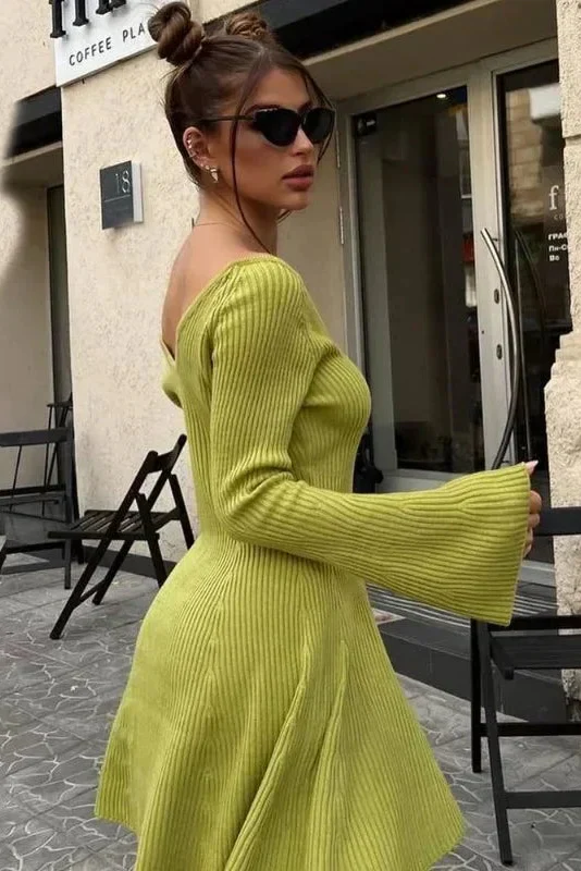 Robe pull col v – Image 5