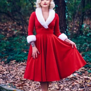 Robe pour noel rouge