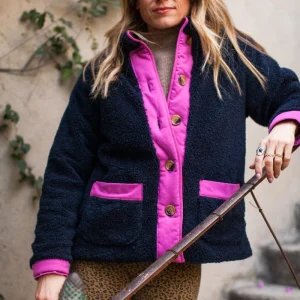 MANTEAU ELSA navy