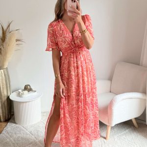 Robe longue fendue – Lisa