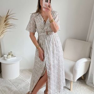 Robe longue fleurie – Katy