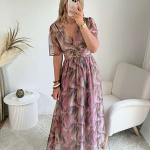 Robe longue irisée – Louise