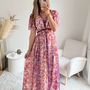Robe longue imprimée – Lilou