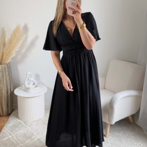Robe longue noire – Diana