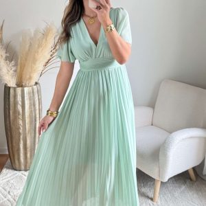 Robe vert d&rsquo;eau – Ana