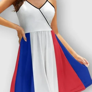 Robe drapeau france