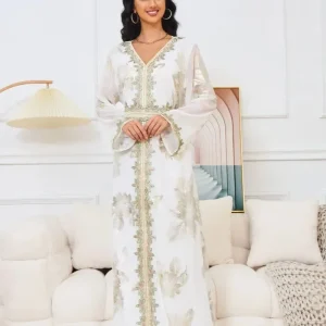 Robe longue caftan