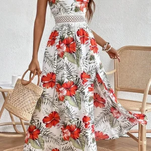 Robe longue fleurie bohème