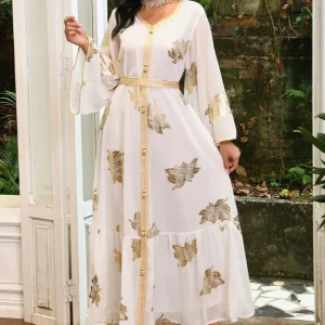 Robe marocaine blanche