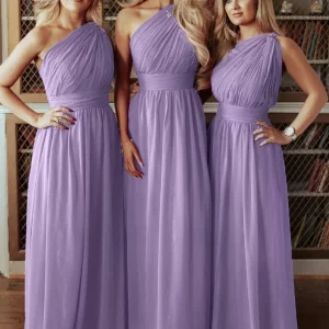Robe mauve demoiselle d'honneur