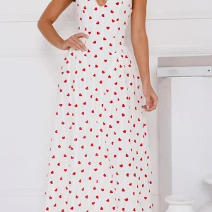 Robe motif coeur