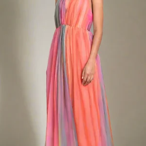 Robe multicolore