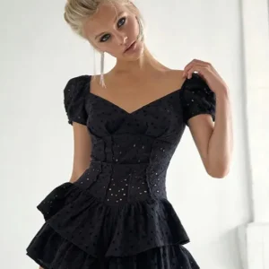 Robe noire rock