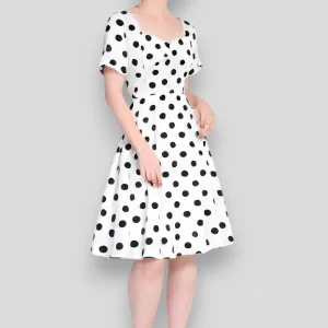 Robe pin up blanche