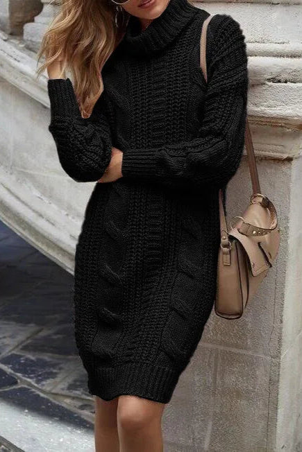 Robe pull torsadé