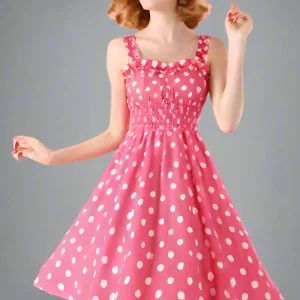 Robe rose barbie