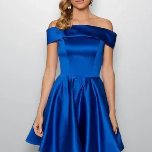 Robe soirée bleu electrique
