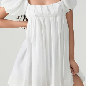 Robe trapeze dos nu