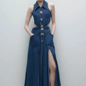Robe trapeze jean