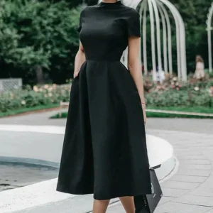 Robe trapeze noire