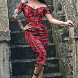 Robe année 50 pin up