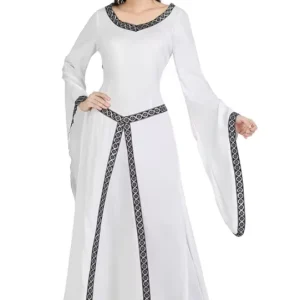 Robe manche trompette