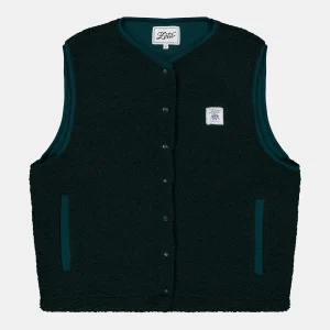 Veste Sherpa sans manches Forêt