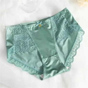 Culotte Satin Charme En Dentelle
