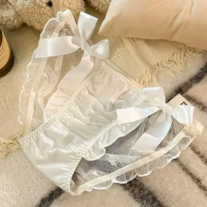 Culotte Satin Dos Transparent