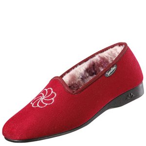 Semelflex : Pantoufles bordeaux