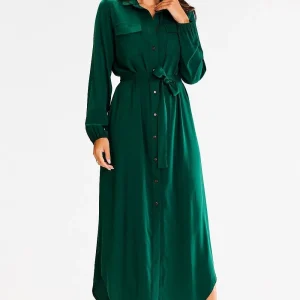 Robe longue chemise
