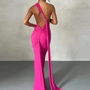 Robe longue dos nu chic