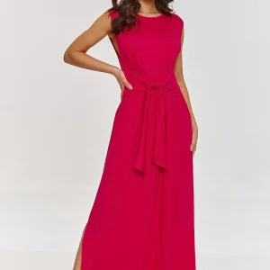 Robe d'été longue casual sans manches