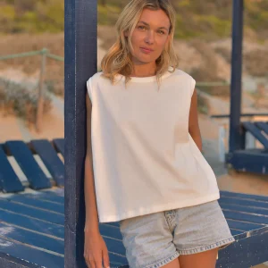 Top Romane blanc